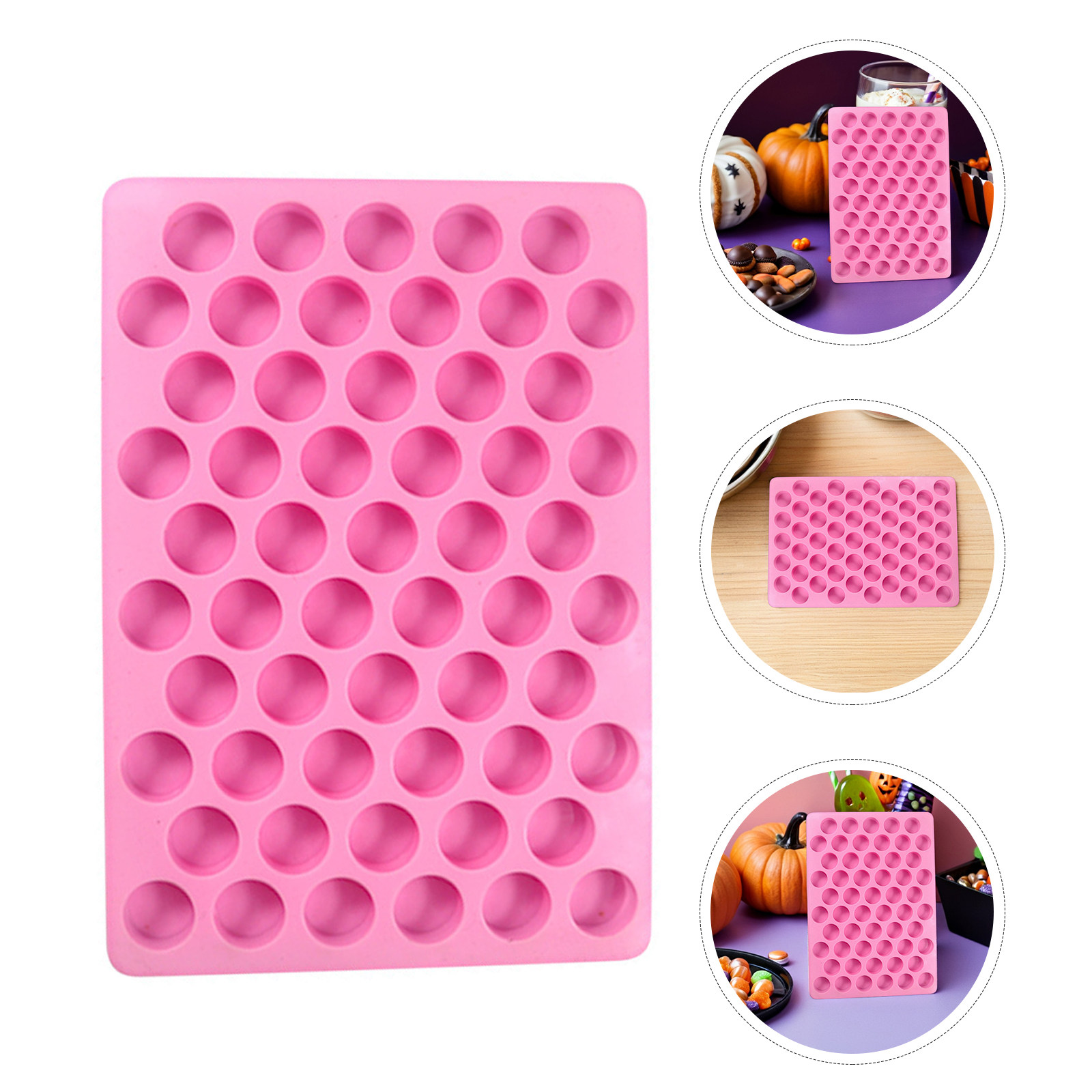 Gummy Candy - 2 Stampi Circolari in Silicone Diametro