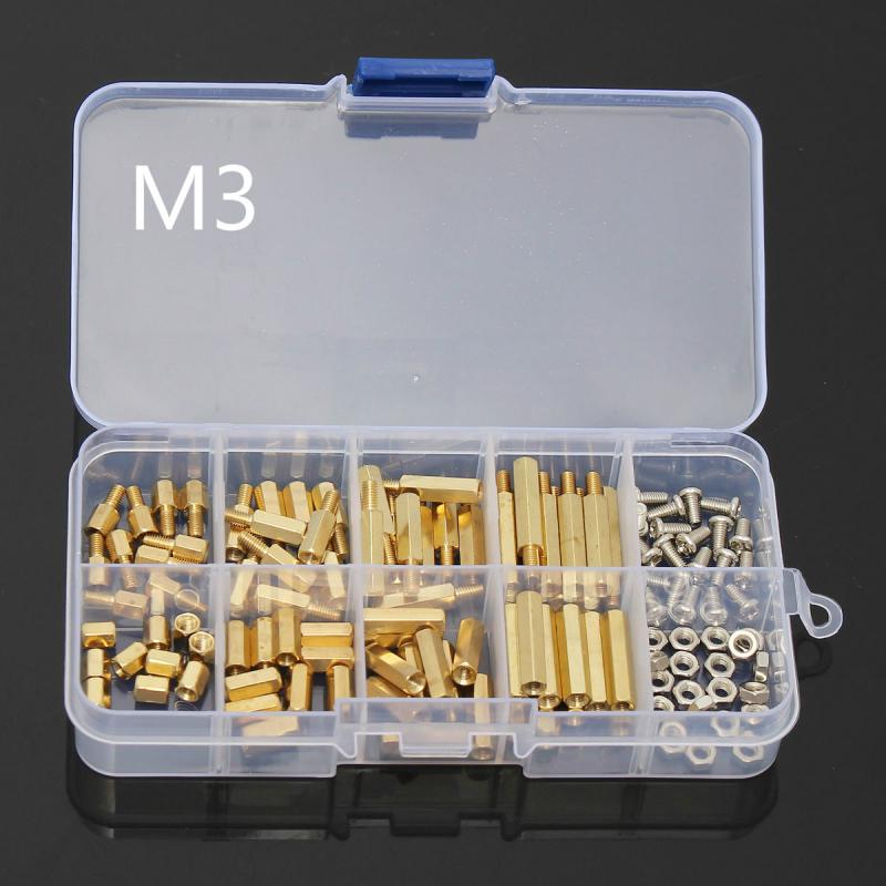 Nuts Mix - 120 pz M3 Maschio Femmina Ottone