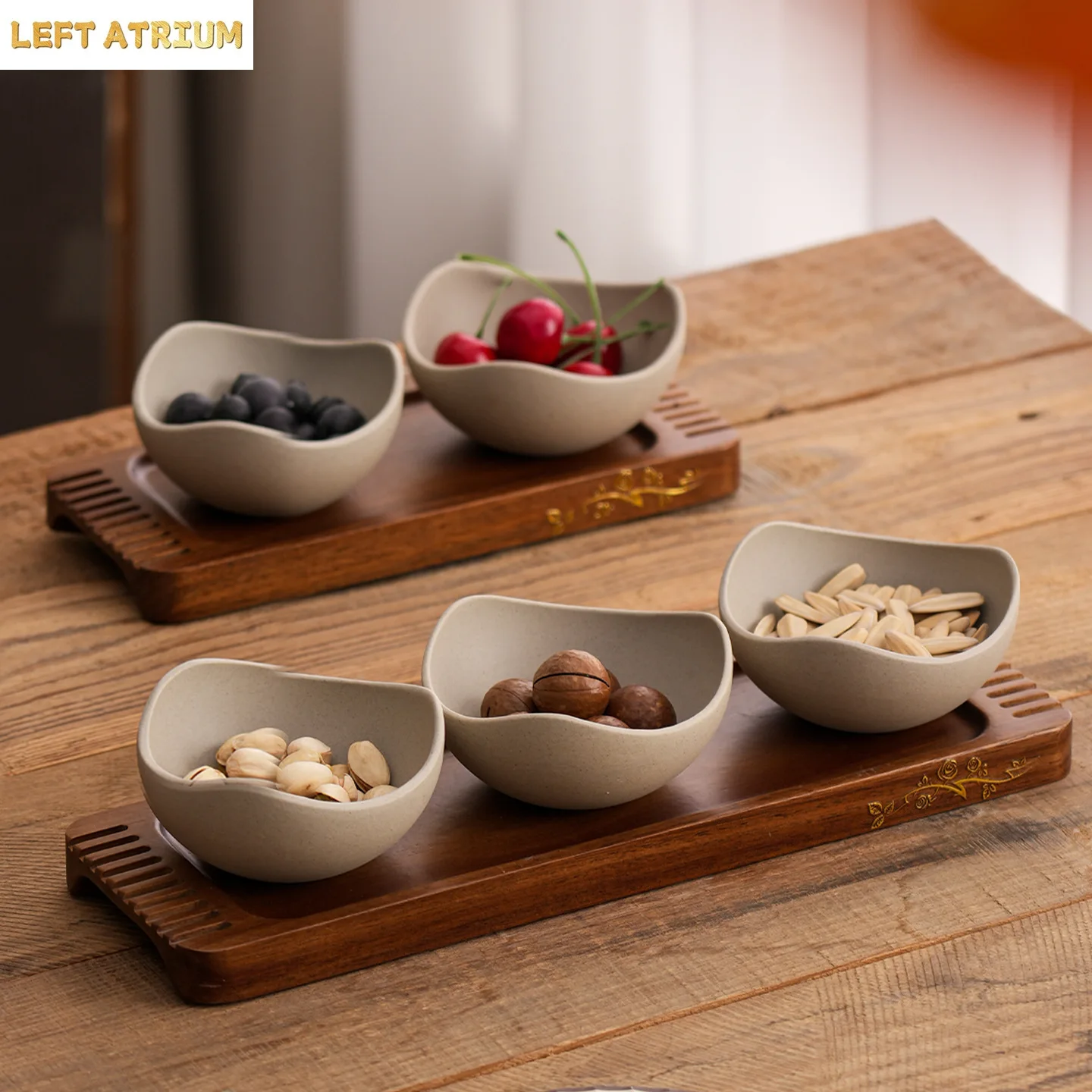 Dried Fruit - piatto per snack, piatto per frutta