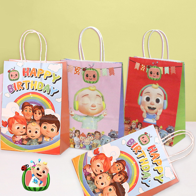 Cookies Pack - Cocomelons Set di sacchetti regalo per