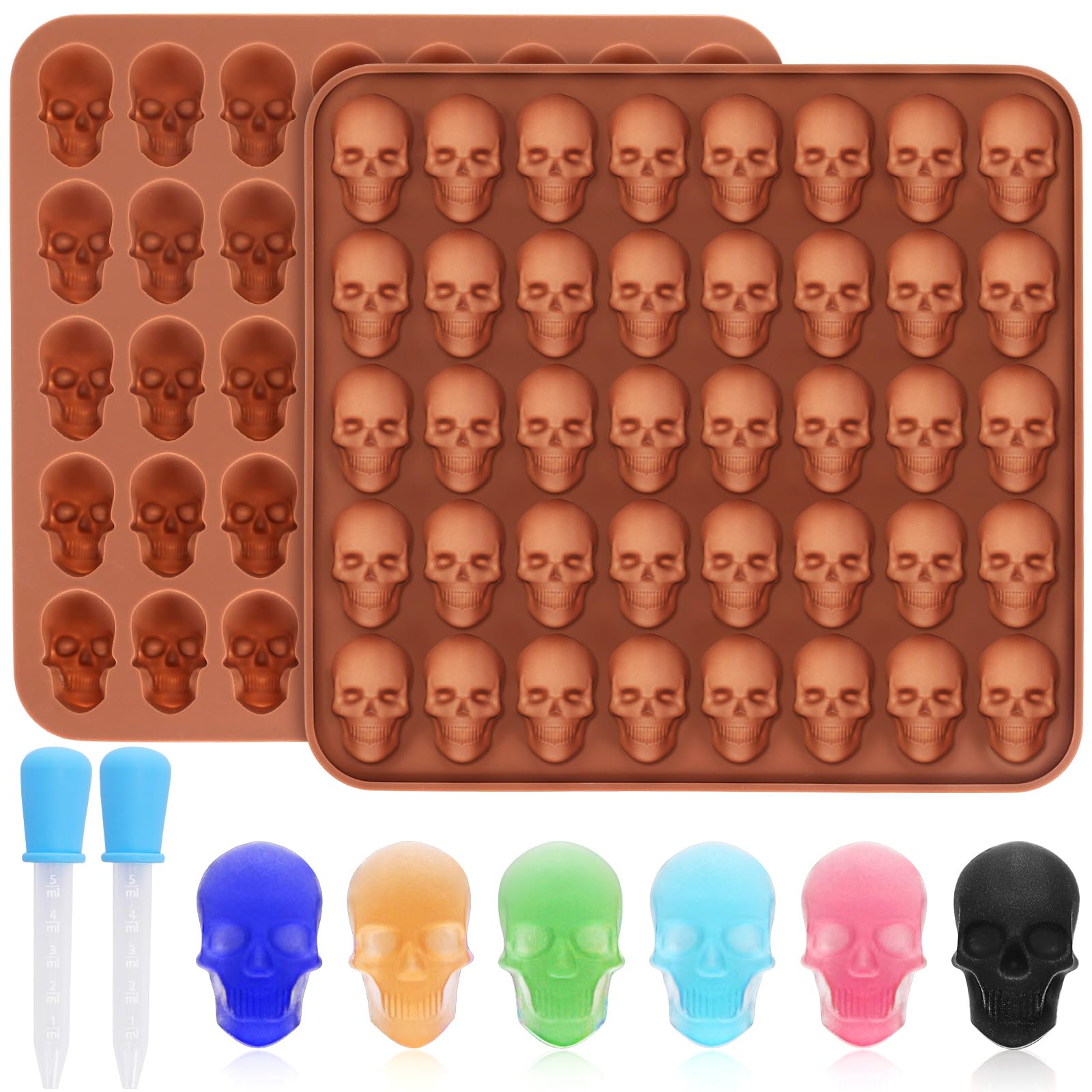 Gummy Candy - 1-2 Confezioni di Stampi in Silicone