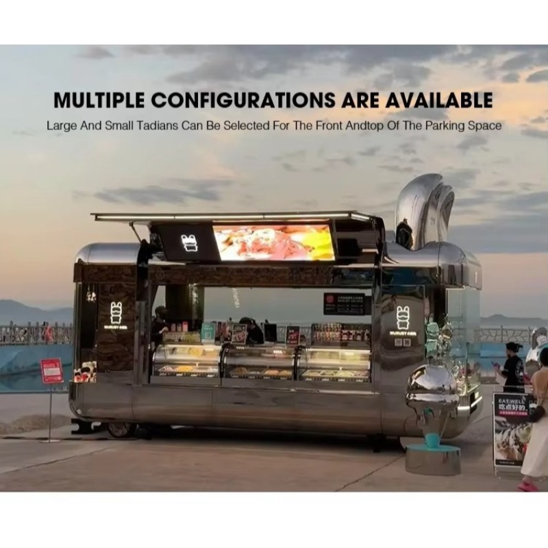 Food Snacks Catering - Chiosco Alimentare Completamente Attrezzato, Nuovo Food