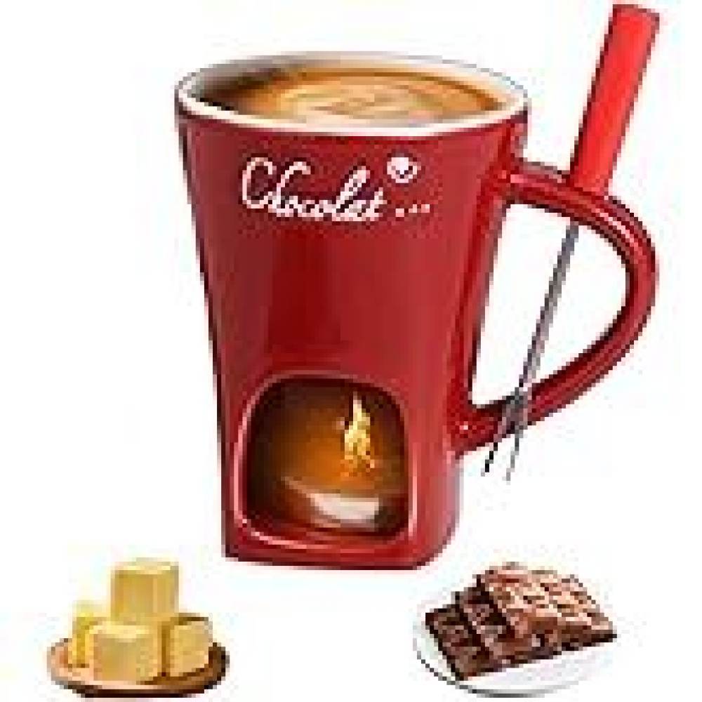 Chocolate Snack - Tazza in ceramica per fonduta al