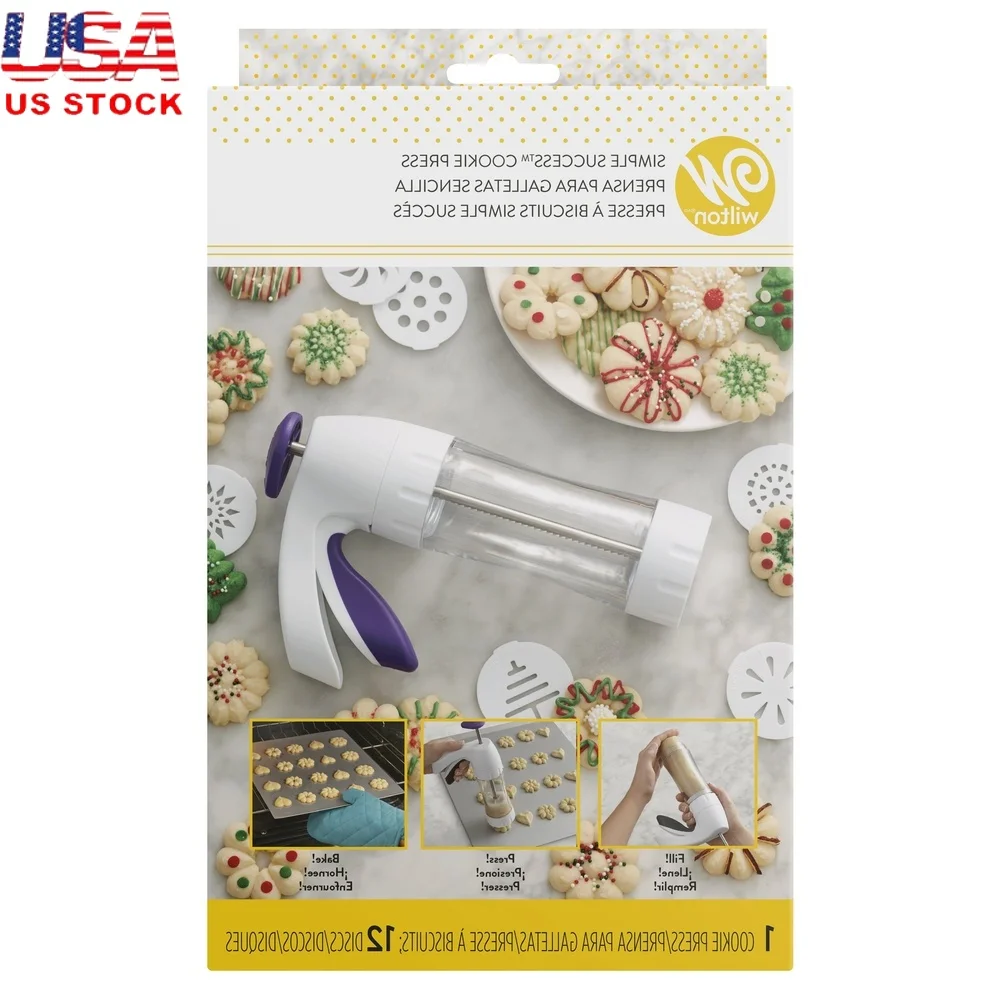 Cookies Pack - Pressa per biscotti ergonomica Set da
