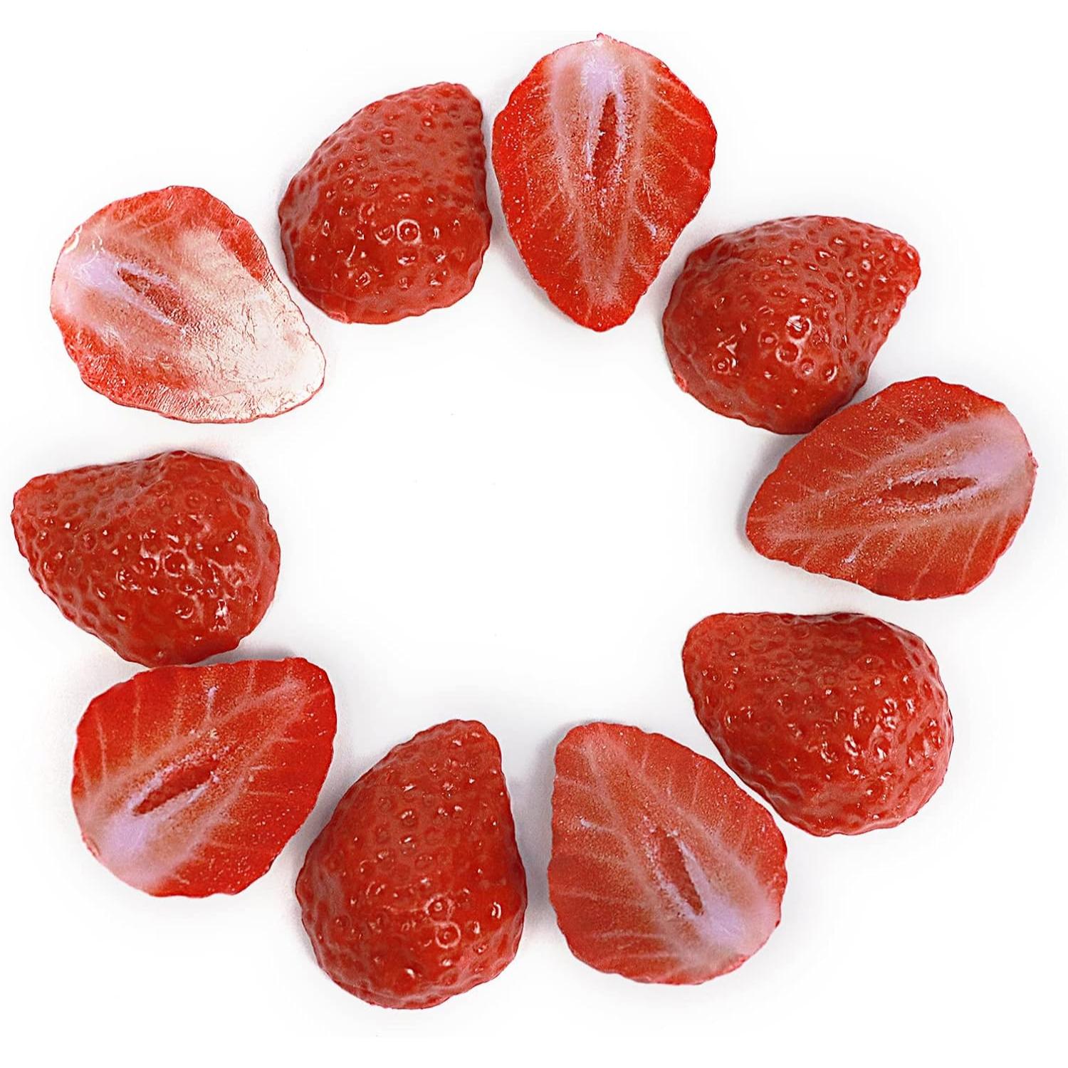 Chocolate Snack - Petali di fragole artificiali, decorazioni di