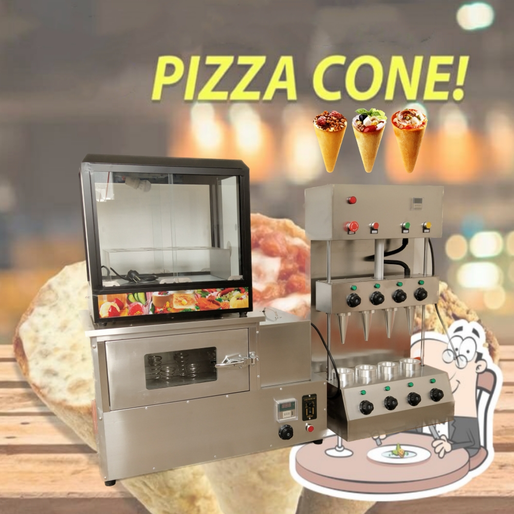 Healthy Snacks Food - Macchina per Coni Pizza 110V 220V,