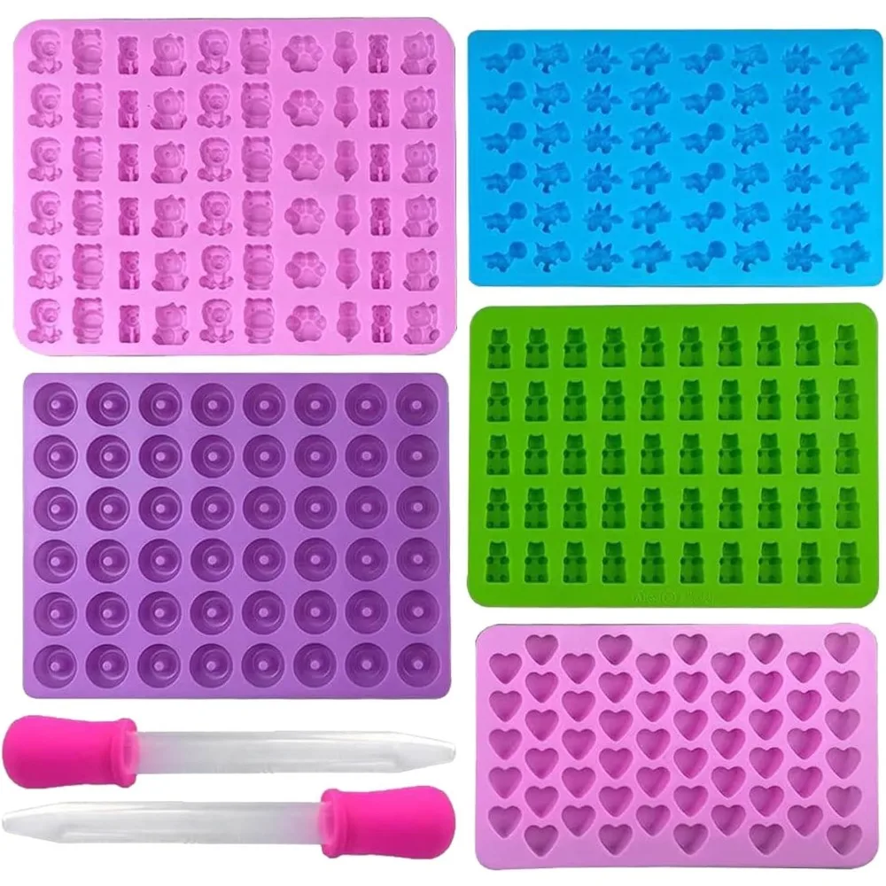Gummy Candy - 5 pezzi stampi in silicone per
