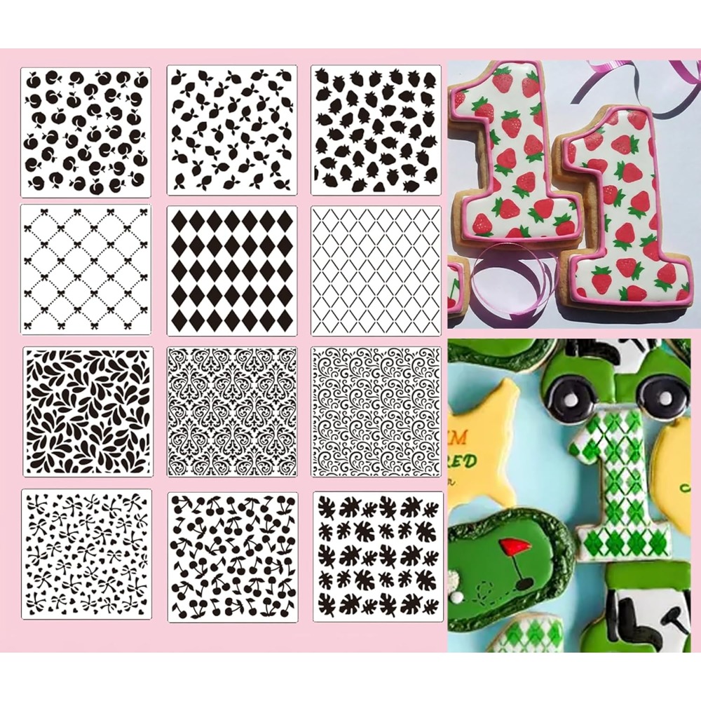 Set di 12 Stencil per Biscotti - Cookies Pack recensione e prezzo