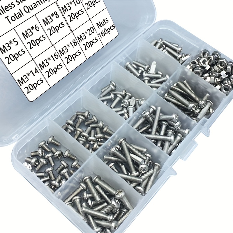 Set di viti e dadi a testa cil - Nuts Mix recensione e prezzo