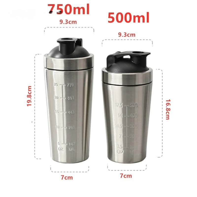 1 pz Borraccia Shaker in Accia - Protein Bar recensione e prezzo