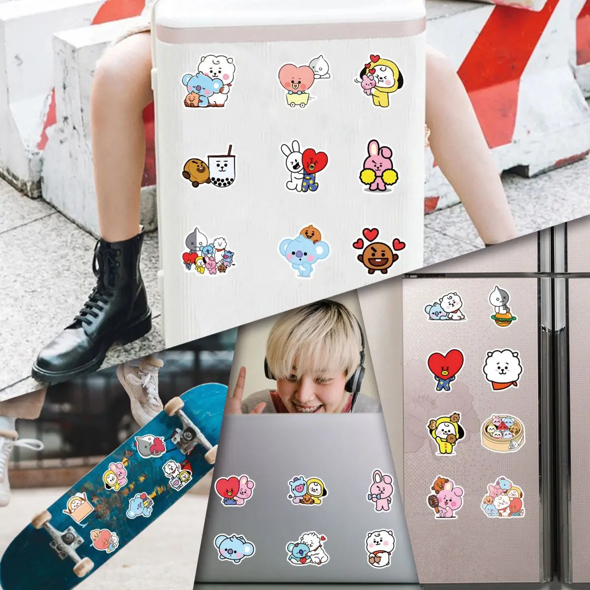100/200 Pezzi Adesivi BT21 Chi - Cookies Pack recensione e prezzo