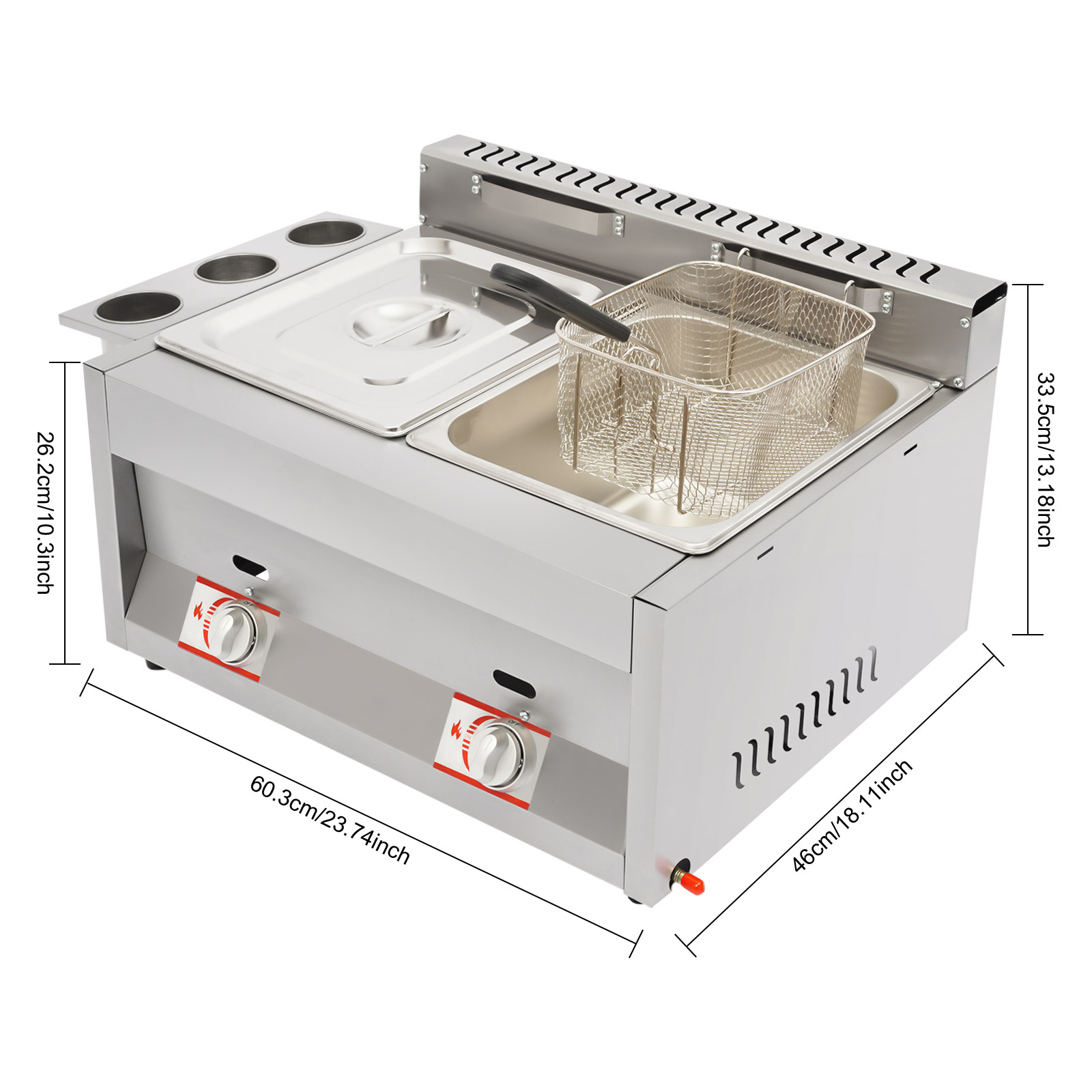 Friggitrice Professionale a Ga - Food Snacks Catering recensione e prezzo