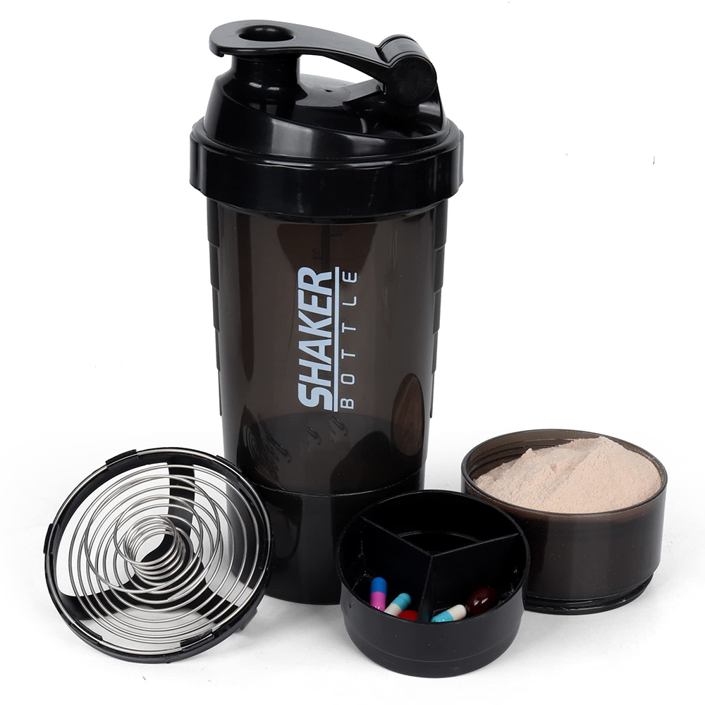 3 strati Shaker Protein Bottle - Protein Bar recensione e prezzo