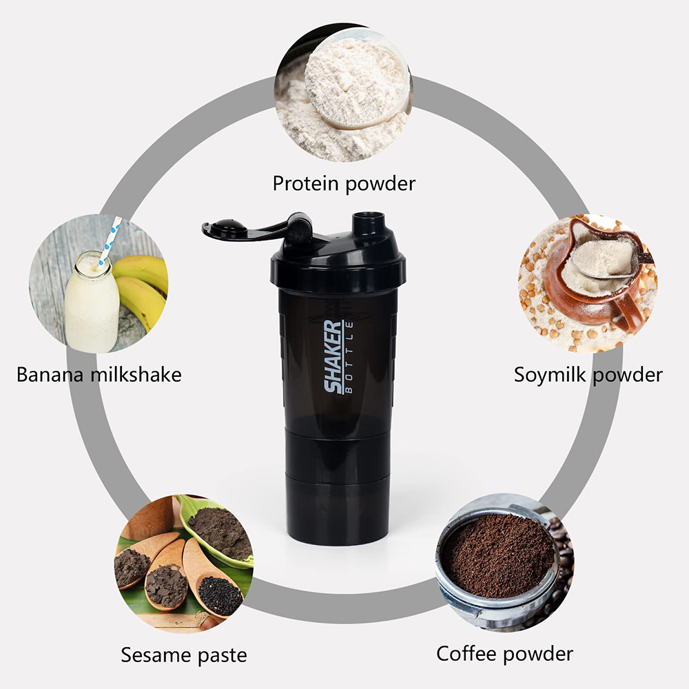3 strati Shaker Protein Bottle - Protein Bar recensione e prezzo