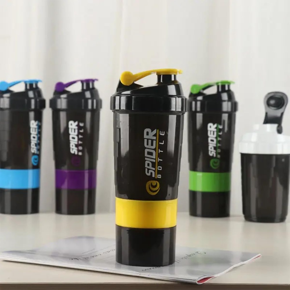 3 strati Shaker Protein Bottle - Protein Bar recensione e prezzo